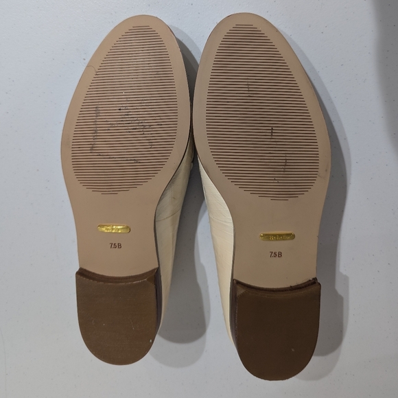 Ralph Lauren Brindy Snakeskin loafer - cream - size 7.5B *minor imperfection - Picture 10 of 13